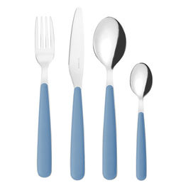 Posate Colorate in Acciaio Inox Set da 6 Posti