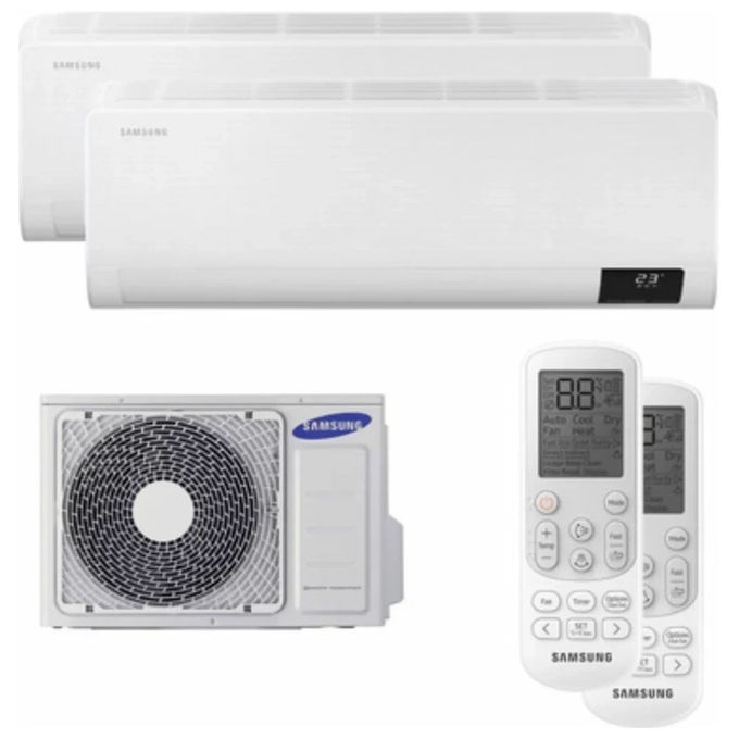 Samsung F-AR09LZ2-21DUAL Condizionatore fisso Luzon Dual Inverter 12000 BTU Classe A++ Raffreddamento Classe A+ Riscaldamento Rumorosita' max 19 dB colore Bianco