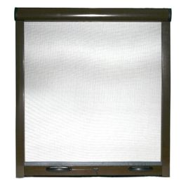Zanzariera a rullo in kit riducibile universale per finestra verticale EASY-UP Marrone 140x160