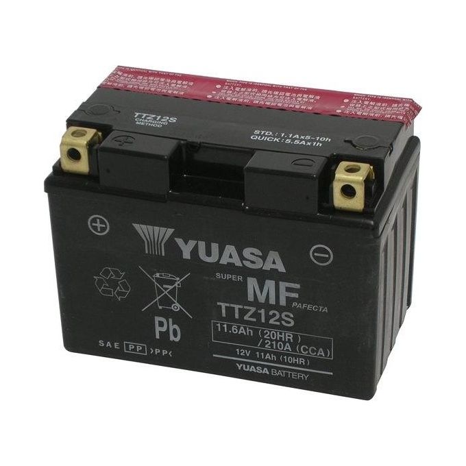 Batteria Moto Yuasa TTZ12S-BS sigillata (con acido a corredo)