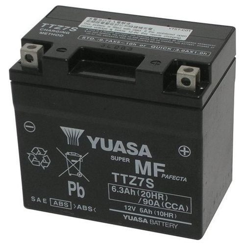 Batteria Moto Yuasa TTZ7S Sigillata Precaricata Ermetica