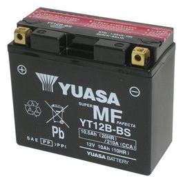 Batteria Moto Yuasa YT12B-BS tipo MF a limitata autoscarica (con acido a corredo)