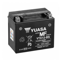 Yuasa YTX12-BS Batteria Moto con acido a corredo