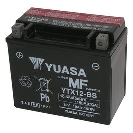 Batteria Moto Yuasa YTX12-BS tipo MF a limitata autoscarica (con acido a corredo)