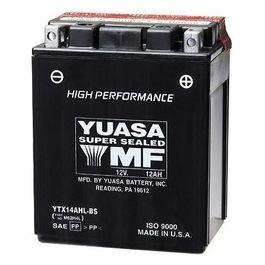 Batteria Moto Yuasa YTX14AHL-BS tipo MF High Performance (con acido a corredo)