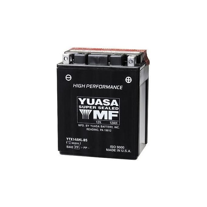 Batteria Moto Yuasa YTX14AHL-BS tipo MF High Performance (con acido a corredo)