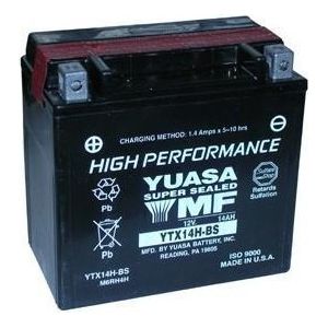 Batteria Moto Yuasa YTX14H-BS tipo MF High Performance