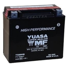 Batteria Moto Yuasa YTX20H-BS tipo MF High Perfromance (con acido a corredo)