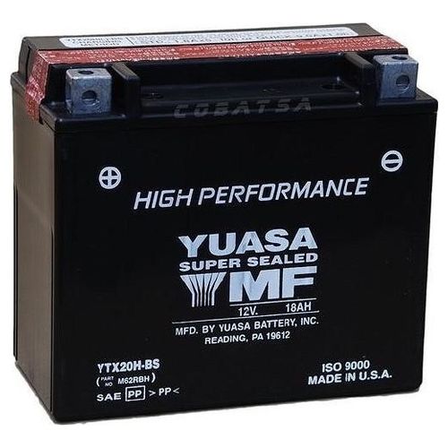 Batteria Moto Yuasa YTX20H-BS tipo MF High Perfromance (con acido a corredo)