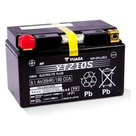Batteria Moto YTZ10S tipo MF Sigillata Precaricata Ermetica