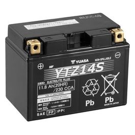 Batteria Moto YTZ14S tipo MF Sigillata Precaricata Ermetica