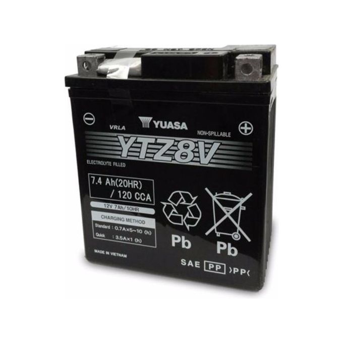 Batteria Moto Yuasa YTZ8V 12V/7,0Ah - 113X70X105