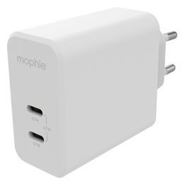 Zagg Mophie Power Adattatore Usb-C Power Delivery Dual 67W Gan White Eu 2x