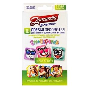 Zanzarella Antizanzare Z-Protection 24 Sticker Adesivi per Adulti e Teenagers