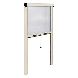 Zanzariera stop inset 120x250 cm bianca rullo per porta con chiusura rallentata