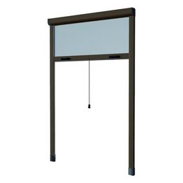 Zanzariere Alluminio Hu-Firma Verticale Marrone cm.160x170