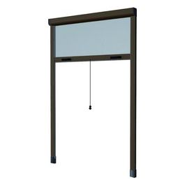 Zanzariere Alluminio Hu-Firma Verticale Marrone cm.100x250