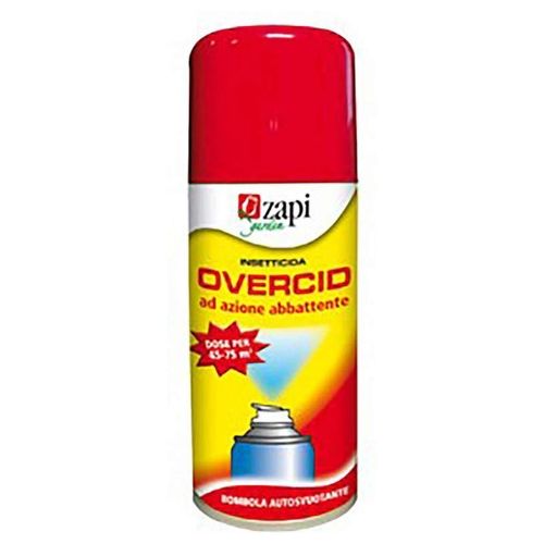 Zapi Overcid Insetticida Spray Autosvuotante 150 ml per ambienti fino a 80 m² kit 1 pz