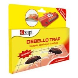 Zapi Trappola Adesiva Scarafaggi Debello Trap Pezzi 3