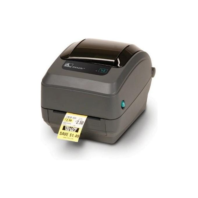 Zebra GK420t rev2, 8 punti /mm (203dpi), EPL, ZPL, USB, Printserver (Ethernet)