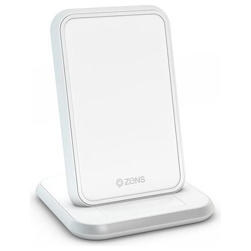Zens Supporto di Ricarica Wireless 10W Alluminio Bianco