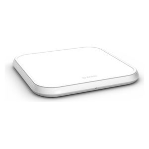 Zens Tappetino di Ricarica Wireless 10W Alluminio Bianco