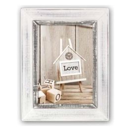 Cornice Portafoto Athis Bianco 20x20cm in Legno