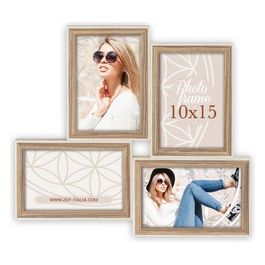 Cornice Portafoto Kriss 4Q 4x10x15cm in Legno
