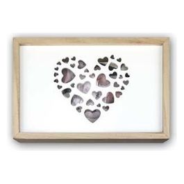 Love Box Usb 10x15cm in Legno per Foto e Stick