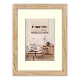 Malmo Cornice in Legno Natural con Passepartout     9x13/13x18cm