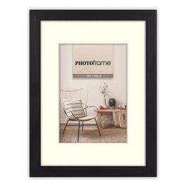 Portafoto Malmo Black 15x20/20x30cm in Legno con Passepartout