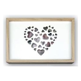 Scatola Love Box Usb 15x20cm in Legno per Foto e Stick