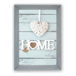 Vintage Cornice Portafoto Grigio 30x40cm in Legno