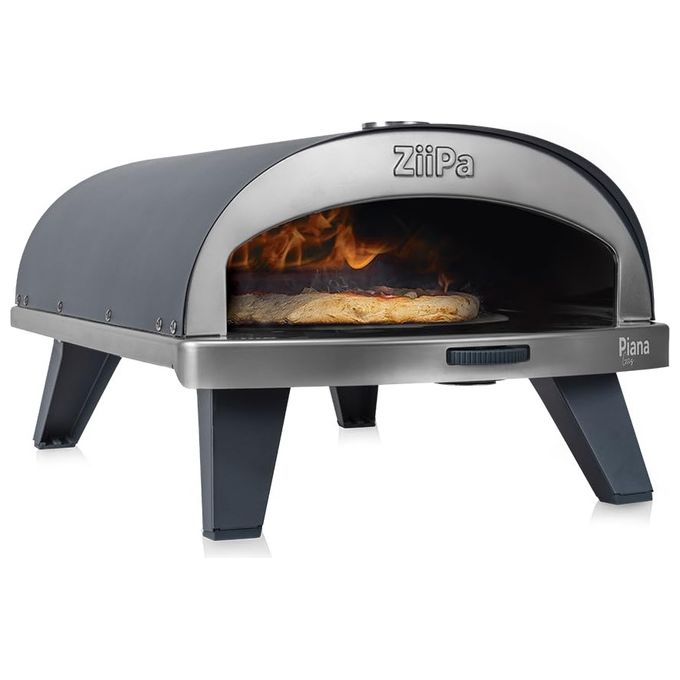 Ziipa Piana Forno a Gas per Pizza Colore Ardesia