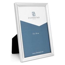 Perlrand Silber Cornice Portafoto 13x18cm in Metallo