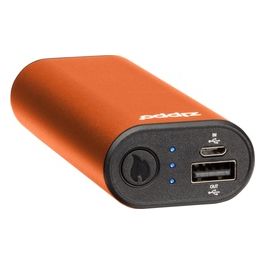 Orange HeatBank 6 - Scaldamani ricaricabile 6 ore di autonomia 3 impostazioni uso interno ed esterno batteria e indicatore di calore powerbank taglia unica