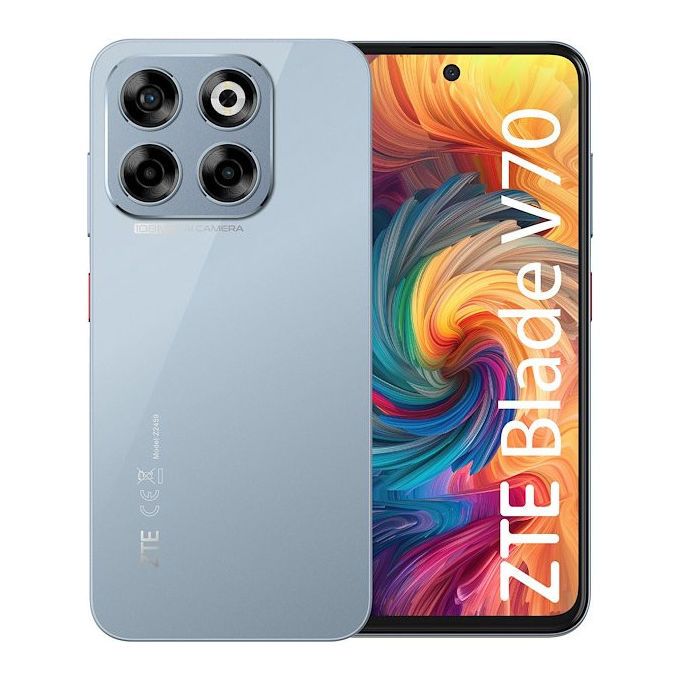 ZTE Blade V70 Smartphone 8GB RAM 256GB Memoria Stardust Grigio Fotocamera 108MP