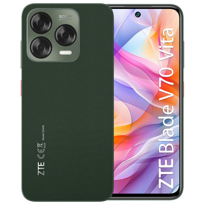 Zte Blade V70 Vita, Smartphone, 256 GB, 8 GB RAM, Verde Giada
