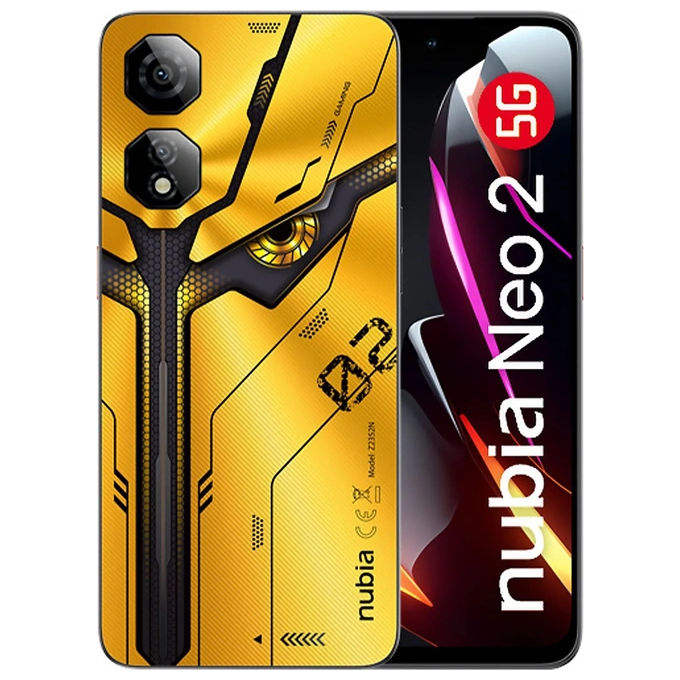 ZTE Nubia Neo 2 5G 8Gb 256Gb 6.72" 120Hz Dual Sim Sunfire Yellow