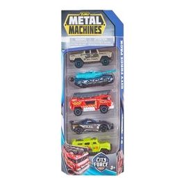 Automodello Metal Machines City Force Pack 5 Pezzi