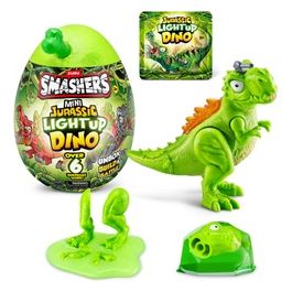 Smashers Jurassic Mini Light-Up Dino S1 6 Pezzi Pdq