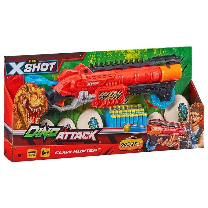 Zuru Pistola Dino Attack Claw Hunter Blaster con Accessori per Avventurosi Giocatori di Softair