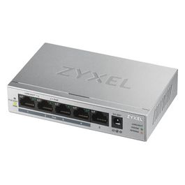 Zyxel GS1005HP Switch No gestito Gigabit Ethernet 10/100/1000 Argento Supporto Power over Ethernet