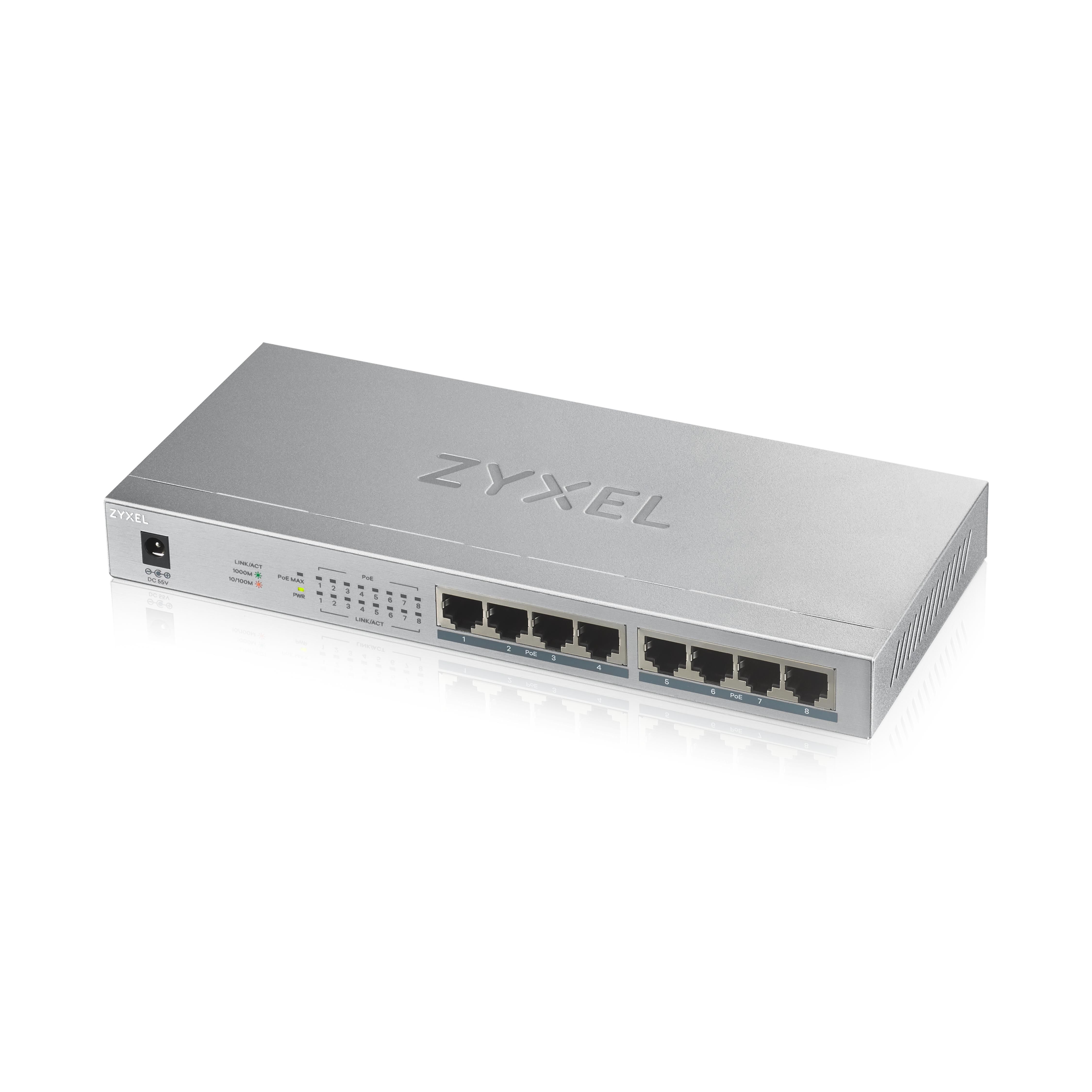 Zyxel GS1008HP Switch 8