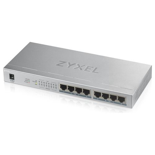 Zyxel GS1008HP Switch 8 x 10/100/1000 PoE+ Desktop o Montaggio a Parete 60W
