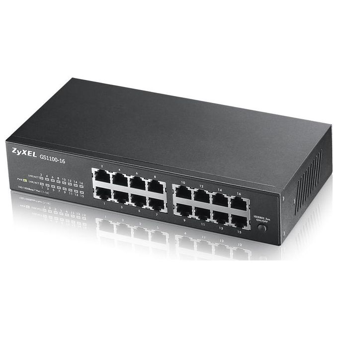 Zyxel GS1100-16 Switch Non Gestito Gigabit Ethernet 10/100/1000