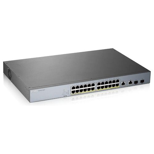 Zyxel GS1350-26HP-EU0101F Switch di Rete Gestito L2 Gigabit Ethernet 10/100/1000 Grigio Supporto Power over Ethernet