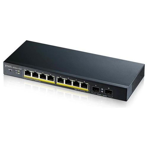 Zyxel GS1900-10HP Gestito L2 Gigabit Ethernet 10/100/1000 Supporto Power Over Ethernet Nero