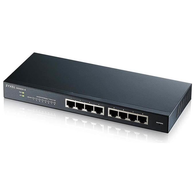 Zyxel GS1900-8 Switch Gestito L2 Gigabit Ethernet 10/100/1000 Nero