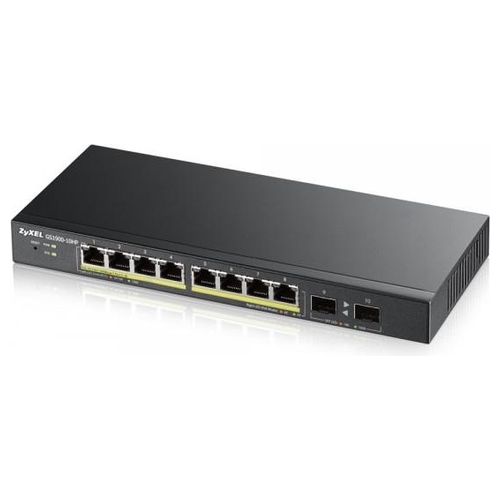 Zyxel GS1900-8HP V3 Poe Gestito L2 Gigabit Ethernet 10/100/1000 Supporto Power Over Ethernet Nero